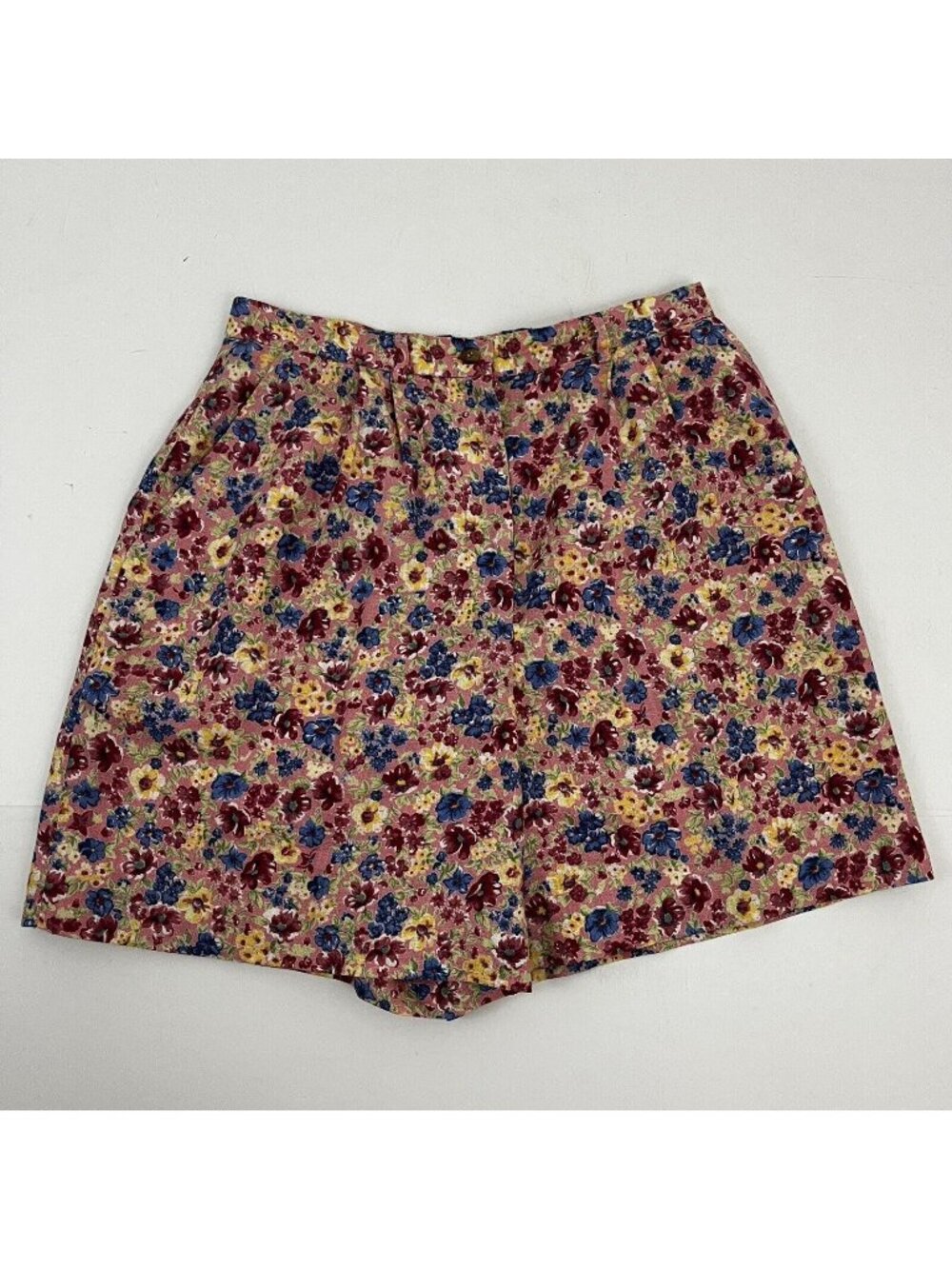 Vintage 90s Charter Club Women's 12 Shorts Floral Flower Cottagecore High Rise